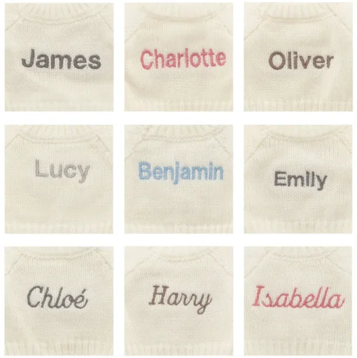 Bashful Fudge Puppy with Personalised Cream Jumper